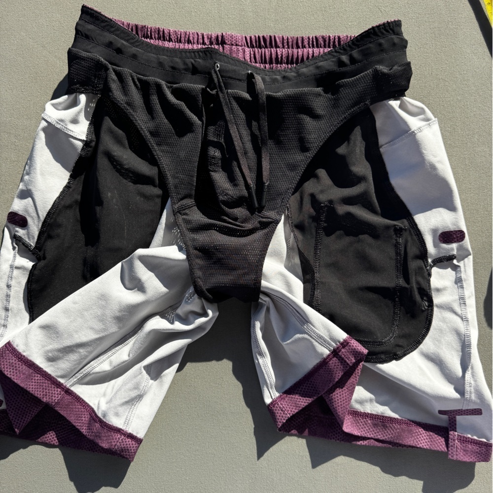 Lululemon Channel Cross Swim Short *7"
Shadow Mesh Vintage Plum Multi Size S - Picture 13 of 14